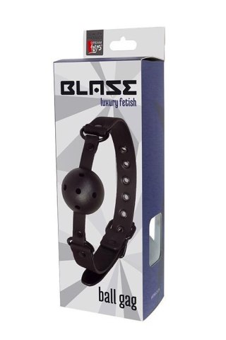 Oddychający knebel kulowy Blaze Dream Toys czarny