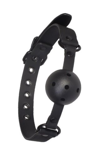 Oddychający knebel kulowy Blaze Dream Toys czarny