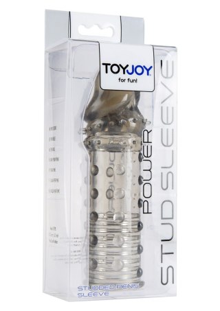 Przedłużka na penisa Power Stud ToyJoy szara 15.5 cm