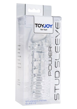 Przedłużka pogrubiająca ToyJoy Power Stud transparentna 4,5 cm