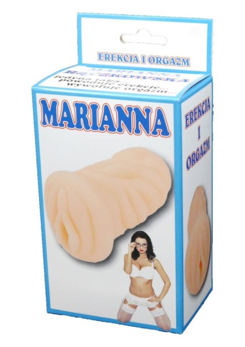 Realistyczny masturbator waginalny CyberSkin Marianna 13,5 cm biały