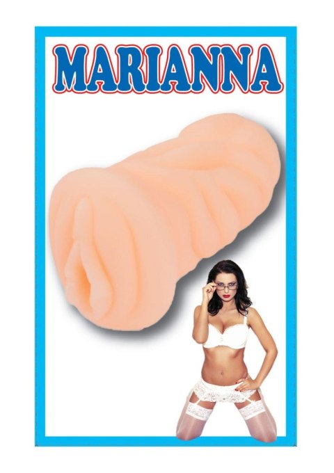 Realistyczny masturbator waginalny CyberSkin Marianna 13,5 cm biały