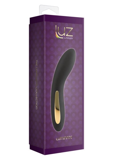 Wibrator punktu G ToyJoy Luminate silikonowy czarny USB 17 cm