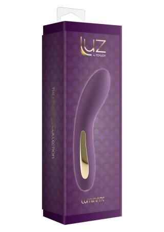 Wibrator punktu G silikonowy Luminate ToyJoy fioletowy USB 17 cm