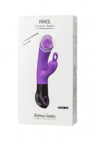 Wibrator silikonowy Ares Adrien Lastic 8 funkcji 20 cm wodoodporny