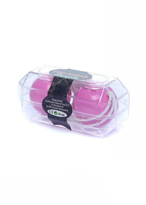 Dyskretne kulki gejszy Duo Balls EasyLove fioletowe 21 cm