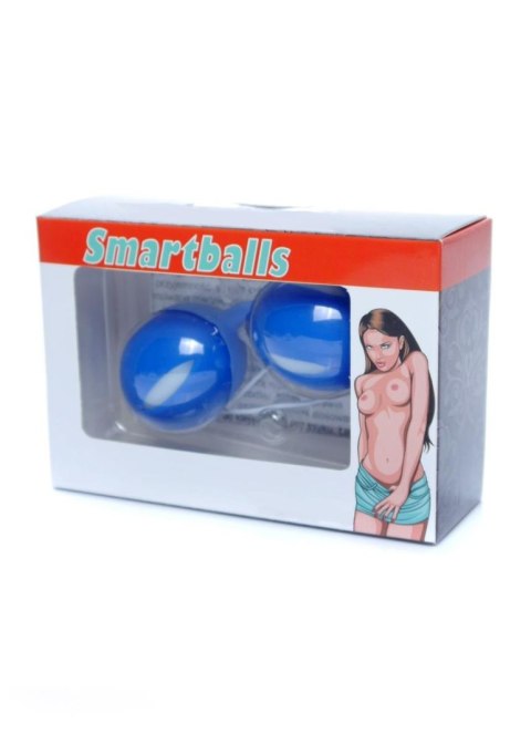 Dyskretne kulki gejszy Smartballs niebieskie 19 cm