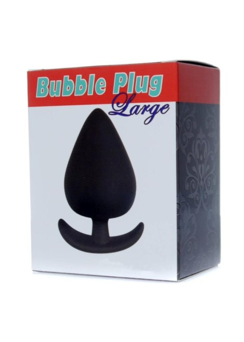 Korek analny Bubble duży miękki TPE EasyLove 9.5 cm