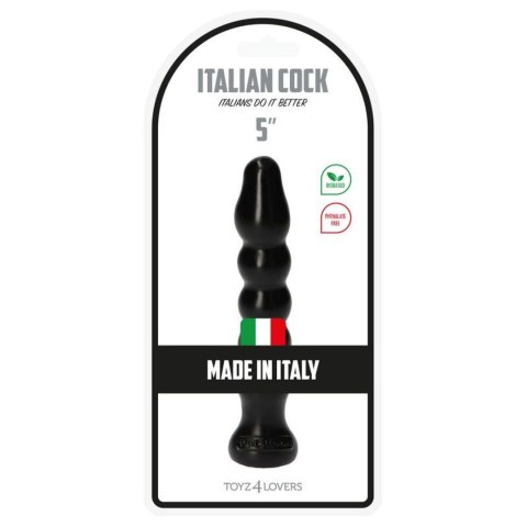 Korek analny Gaio Toyz4lovers czarny 13 cm