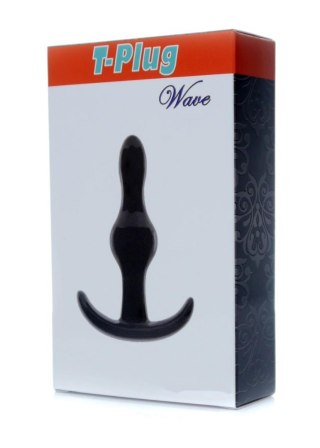 Korek analny falisty miękki TPE EasyLove 9 cm