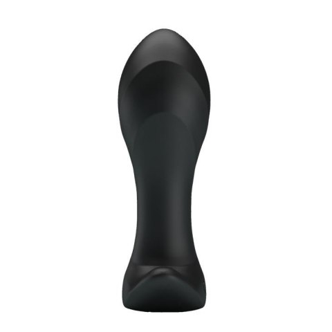 Korek analny wibrujący Pretty Love silikonowy 12 funkcji USB czarny 10,5 cm