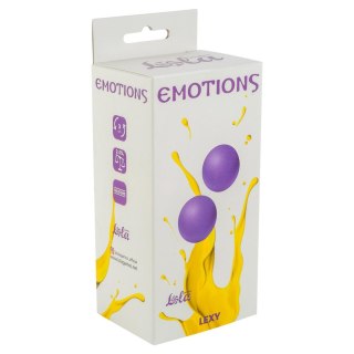 Kulki dopochwowe bez pętli Emotions Lexy Large fioletowe