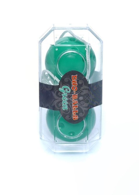 Kulki gejszy Duo Balls EasyLove zielone 21 cm