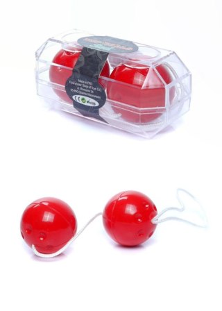 Kulki gejszy Duo Balls czerwone 21 cm EasyLove