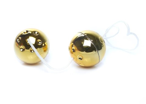 Kulki gejszy Duo Balls złote EasyLove 21 cm