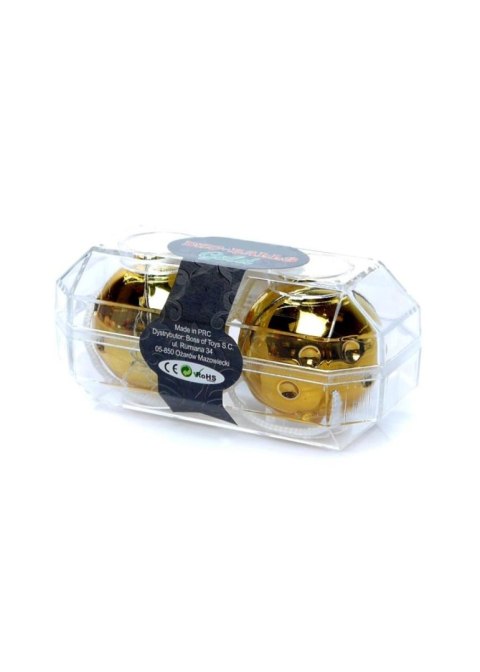 Kulki gejszy Duo Balls złote EasyLove 21 cm