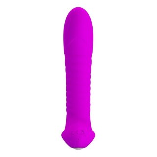 Masażer prostaty silikonowy Pretty Love 12 wibracji 3 rotacje USB 16 cm