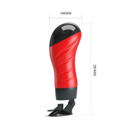 Masturbator analny Pretty Love Crazy Bull Delia 12 wibracji 28 cm