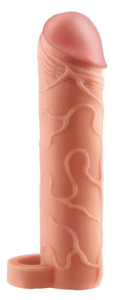 Przedłużka na penisa z pierścieniem TPE Fantasy X Tensions 17,7 cm