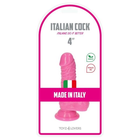Realistyczne dildo Leo Toyz4lovers różowe 10,5 cm