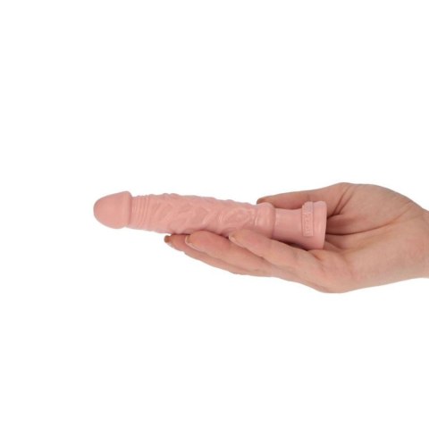 Realistyczne dildo Teo cieliste z cyberskóry przyssawka 10,5 cm