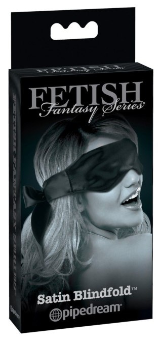 Satynowa opaska na oczy czarna Fetish Fantasy Limited Edition
