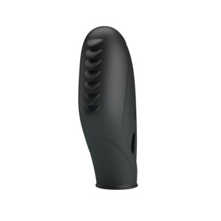 Silikonowy wibrator na palec Pretty Love GILO 18mm czarny 8cm