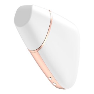 Stymulator łechtaczki Satisfyer Love Triangle biały z aplikacją