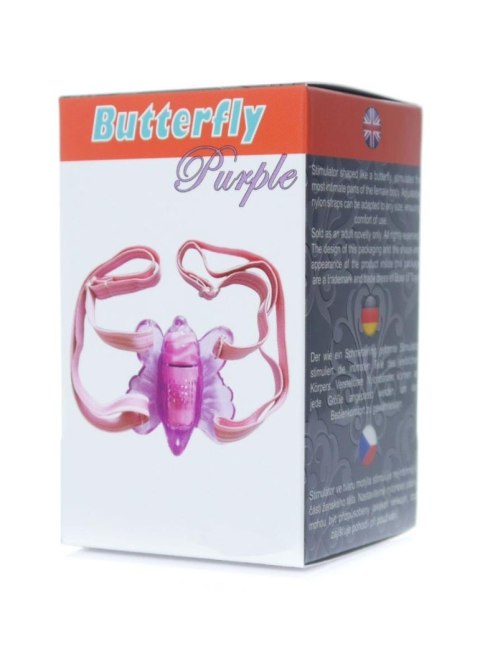 Stymulator motylkowy EasyLove fioletowy regulowany