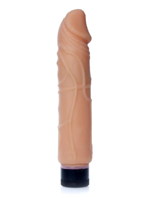 Wibrator cyber skórzany realistyczny EasyLove cielisty 22 cm