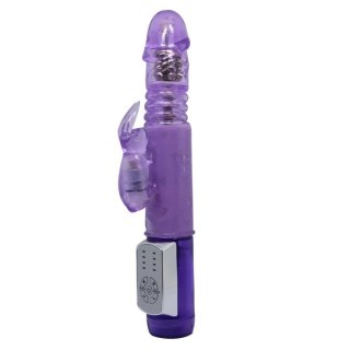 Wibrator króliczek Baile Mr Rabbit 4 rotacje 4 wibracje 24 cm