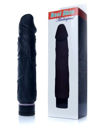 Wibrator realistyczny Cyber Skóra EasyLove czarny 22 cm