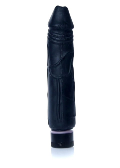 Wibrator realistyczny Cyber Skóra EasyLove czarny 22 cm