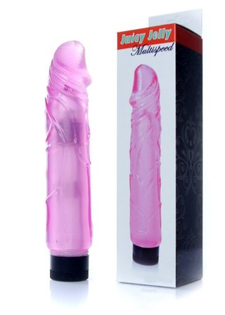 Wibrator żelowy realistyczny EasyLove różowy 22 cm regulowany