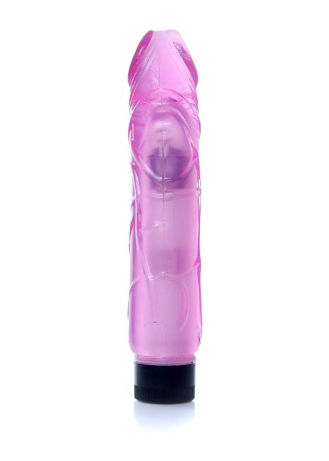 Wibrator żelowy realistyczny EasyLove różowy 22 cm regulowany
