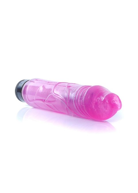 Wibrator żelowy realistyczny EasyLove różowy 22 cm regulowany
