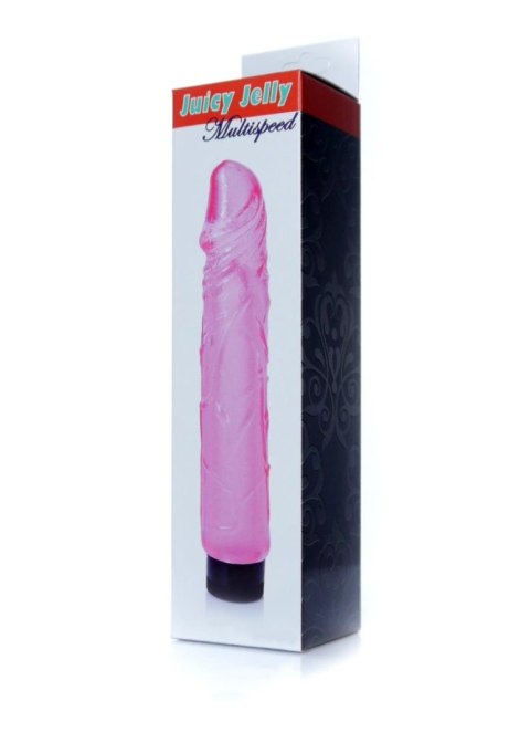 Wibrator żelowy realistyczny EasyLove różowy 22 cm regulowany