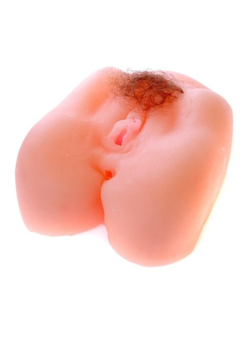 Wibrujący masturbator wagina i anus EasyLove 16 cm