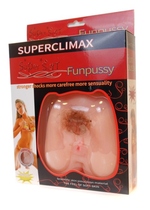 Wibrujący masturbator wagina i anus EasyLove 16 cm