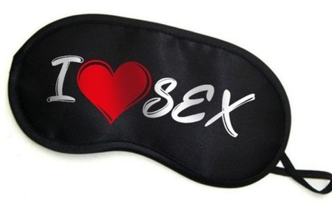 Delikatna opaska na oczy Grammi I Love Sex
