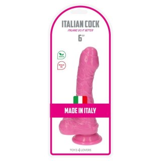 Dildo realistyczne Toyz4lovers Eros Pink 16 cm PVC