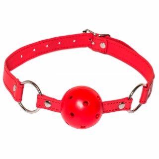 Knebel kulowy Party Hard Firecracker Lola Games czerwony 63 cm
