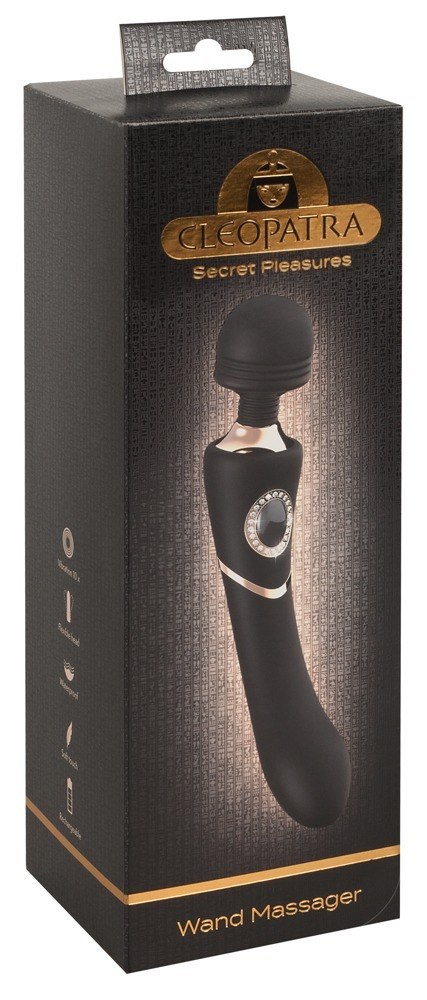 Masażer wand Cleopatra silikonowy USB 24 cm
