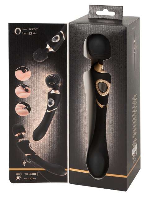 Masażer wand Cleopatra silikonowy USB 24 cm