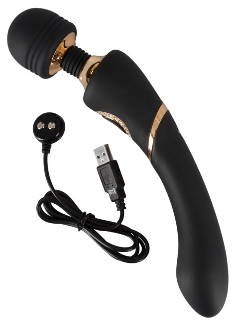 Masażer wand Cleopatra silikonowy USB 24 cm