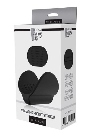 Masturbator kieszonkowy Mr. Pleasure wibrujący USB silikonowy