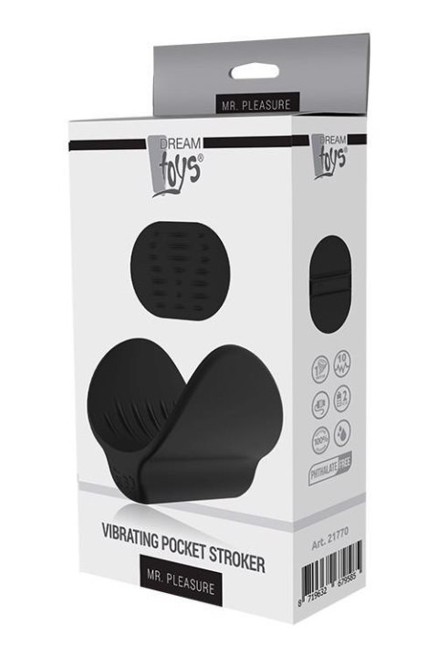 Masturbator kieszonkowy Mr. Pleasure wibrujący USB silikonowy