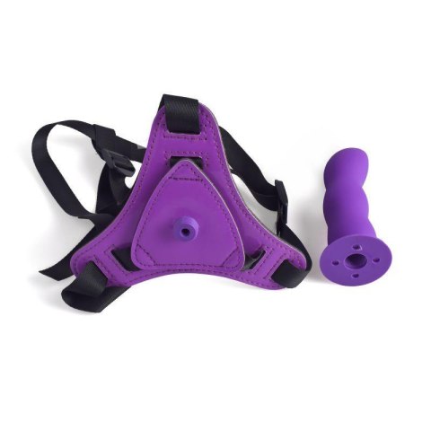 Strap on regulowany Toyz4lovers fioletowy 10 5 cm