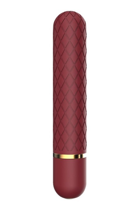 Wibrator kieszonkowy Romance Lizzy bordowy USB