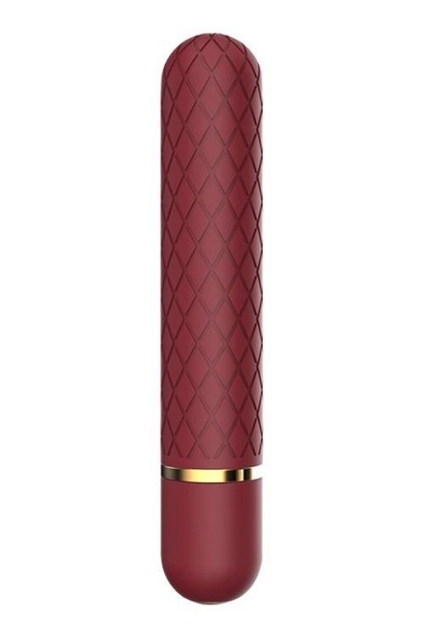 Wibrator kieszonkowy Romance Lizzy bordowy USB